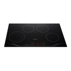 Encimera Eléctrica 4 Platos Fensa Vitrocerámica y Panel Touch FEV 4T Negra