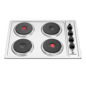 Encimera Eléctrica 4 Platos Mademsa Luz Indicadora de Funcionamiento M EE48ED A Inox