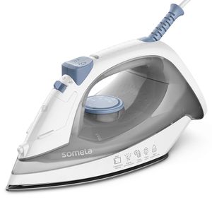 Plancha de Vapor Vertical con Base Antiadherente SIR10 Somela