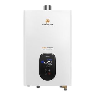 Calefont Gas Licuado Mademsa 10 Litros Tiro Forzado Sensor Monóxido de Carbono 10 Eco GL