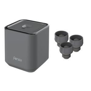 Kit Selladora al Vacío Portátil + 5 Bolsas Reutilizables + 3 Tapones de Vino