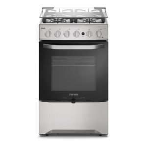 Cocina a Gas 4 Platos Fensa Experience con VaporBake y Timer F 2606 T Inox