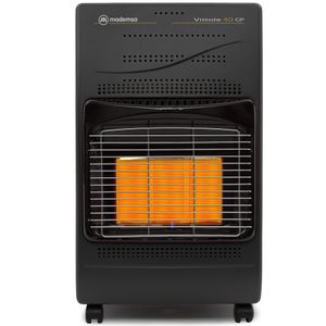 Estufa a Gas Mademsa 11-15kg 4 Kw Ruedas Multidireccionales Vittale 40 Negra